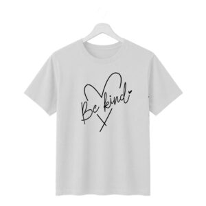 Be Kind Heart Graphic Oversized T-Shirt