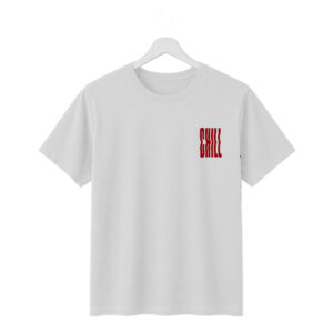 chill typography oversized t shirt | front & back print | 240 gsm premium cotton