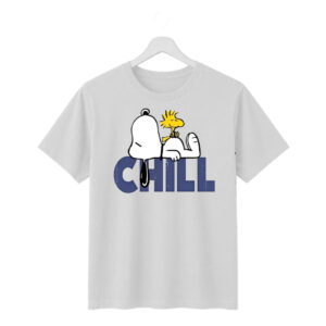 snoopy chill oversized t shirt | 240 gsm premium cotton graphic tee