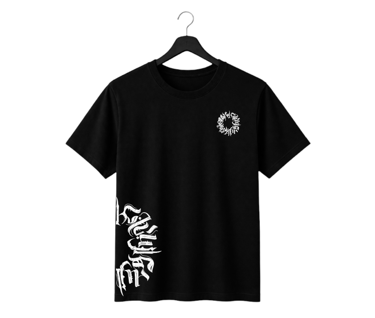 abstract gothic front & back print oversized t shirt | 240 gsm premium cotton abstract gothic front & back print oversized t shirt | 240 gsm premium cotton