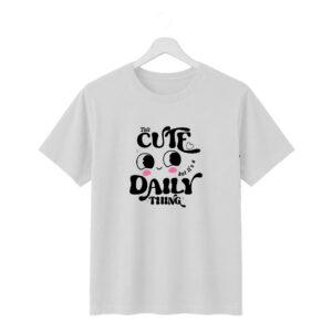 cute but daily thing oversized graphic t shirt | 240 gsm premium cotton