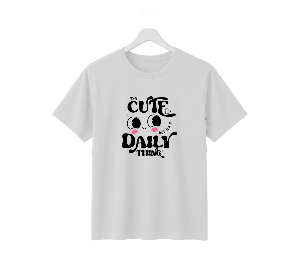 cute but daily thing oversized graphic t shirt | 240 gsm premium cotton cute but daily thing oversized graphic t shirt | 240 gsm premium cotton