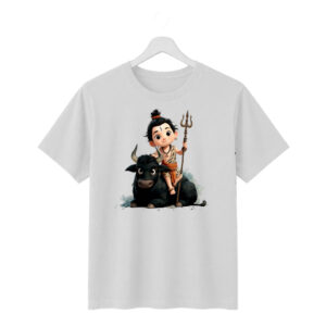 little shiva graphic oversized t shirt | 240 gsm premium cotton | dtf print