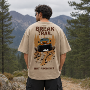 New Arrivals indiura break trail premium oversized t shirt | 100% cotton | 240 gsm | heavyweight | unisex