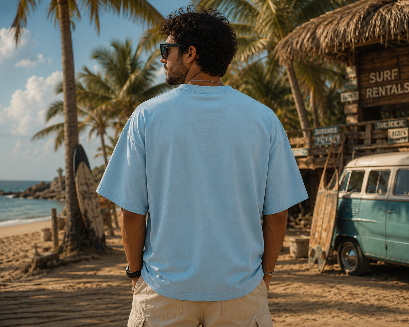 fossil fresh dinosaur oversized t shirt – 240 gsm premium cotton | sky blue fossil fresh dinosaur oversized t shirt – 240 gsm premium cotton | sky blue