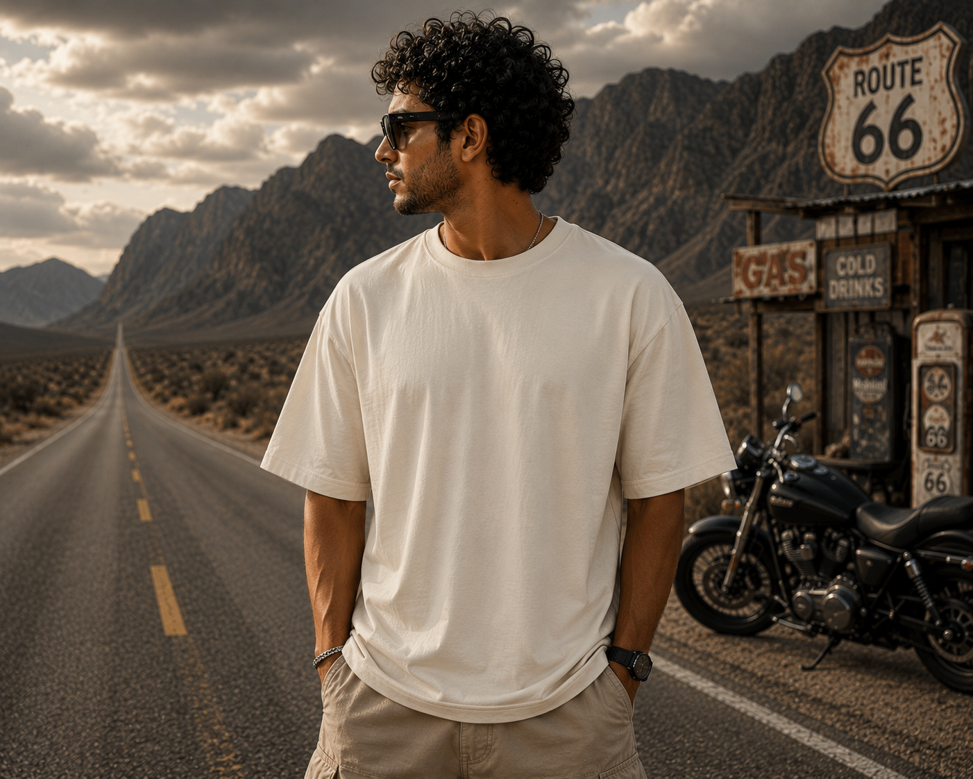 ride more worry less oversized t shirt | 240 gsm premium cotton | off white ride more worry less oversized t shirt | 240 gsm premium cotton | off white