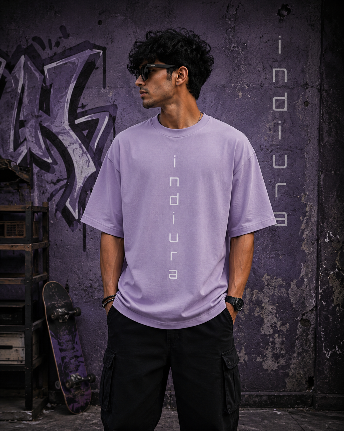indiura premium lavender oversized graphic t shirt – patrick streetwear edition indiura premium lavender oversized graphic t shirt – patrick streetwear edition