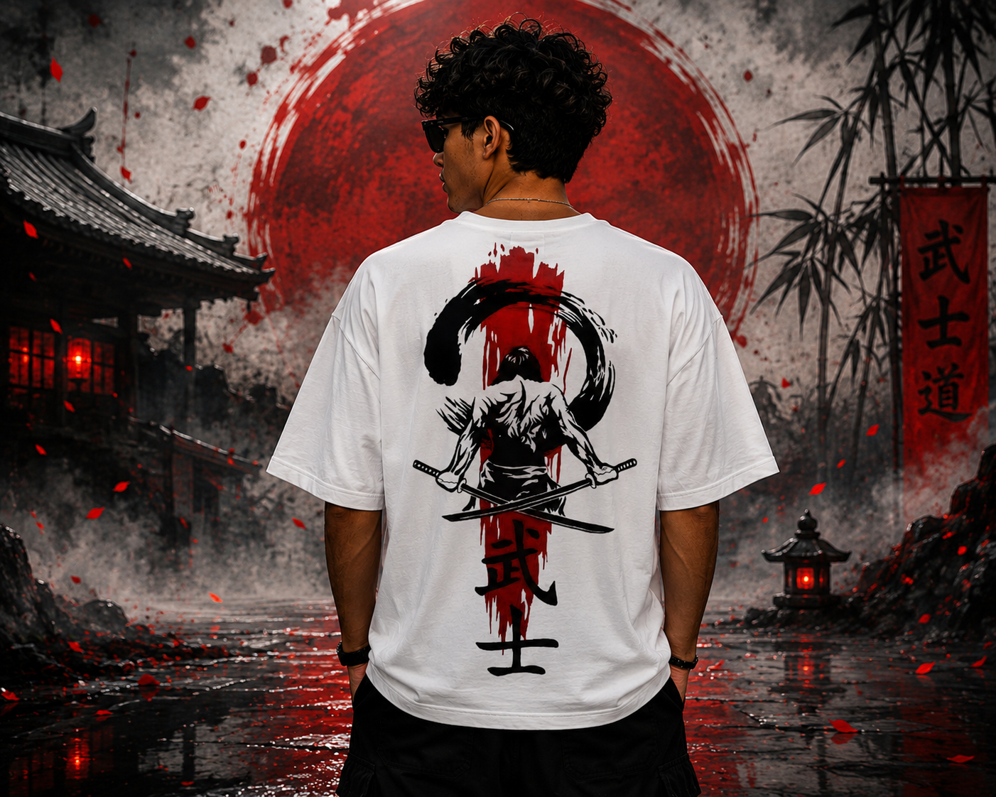 samurai warrior oversized graphic t shirt for men & women | 240 gsm premium cotton samurai warrior oversized graphic t shirt for men & women | 240 gsm premium cotton
