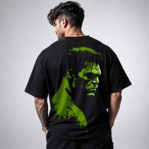 Home hulk rage oversized graphic t shirt for men & women | 240 gsm premium cotton