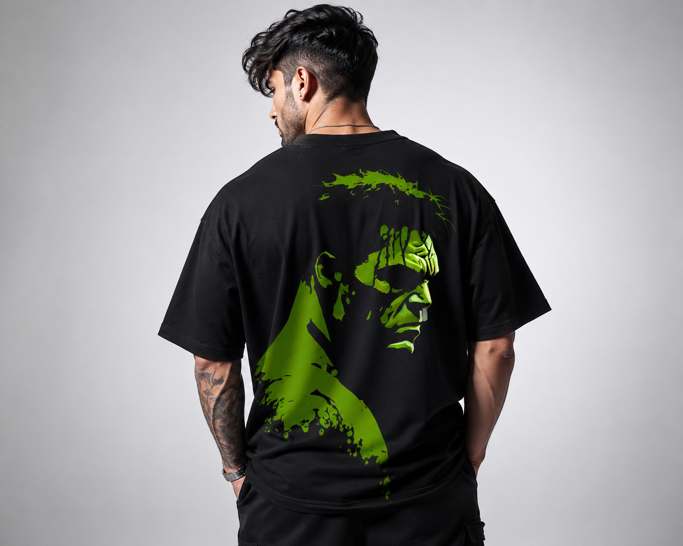 hulk rage oversized graphic t shirt for men & women | 240 gsm premium cotton hulk rage oversized graphic t shirt for men & women | 240 gsm premium cotton