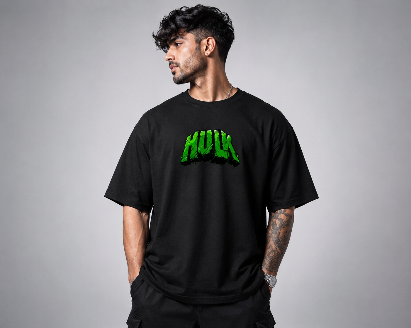 hulk rage oversized graphic t shirt for men & women | 240 gsm premium cotton hulk rage oversized graphic t shirt for men & women | 240 gsm premium cotton