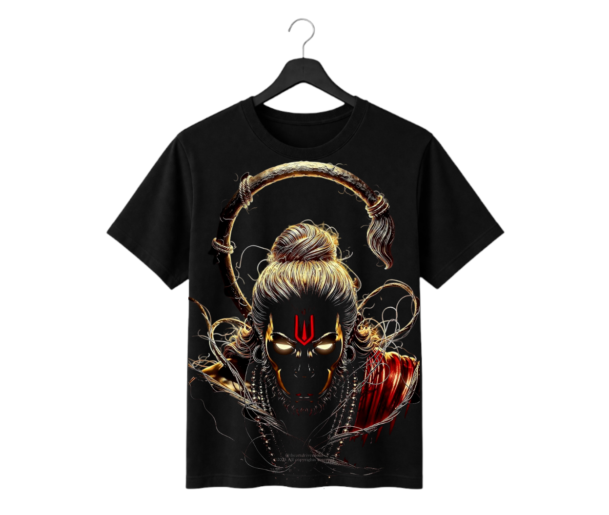 hanuman graphic printed regular fit t shirt | 180 gsm cotton hanuman graphic printed regular fit t shirt | 180 gsm cotton