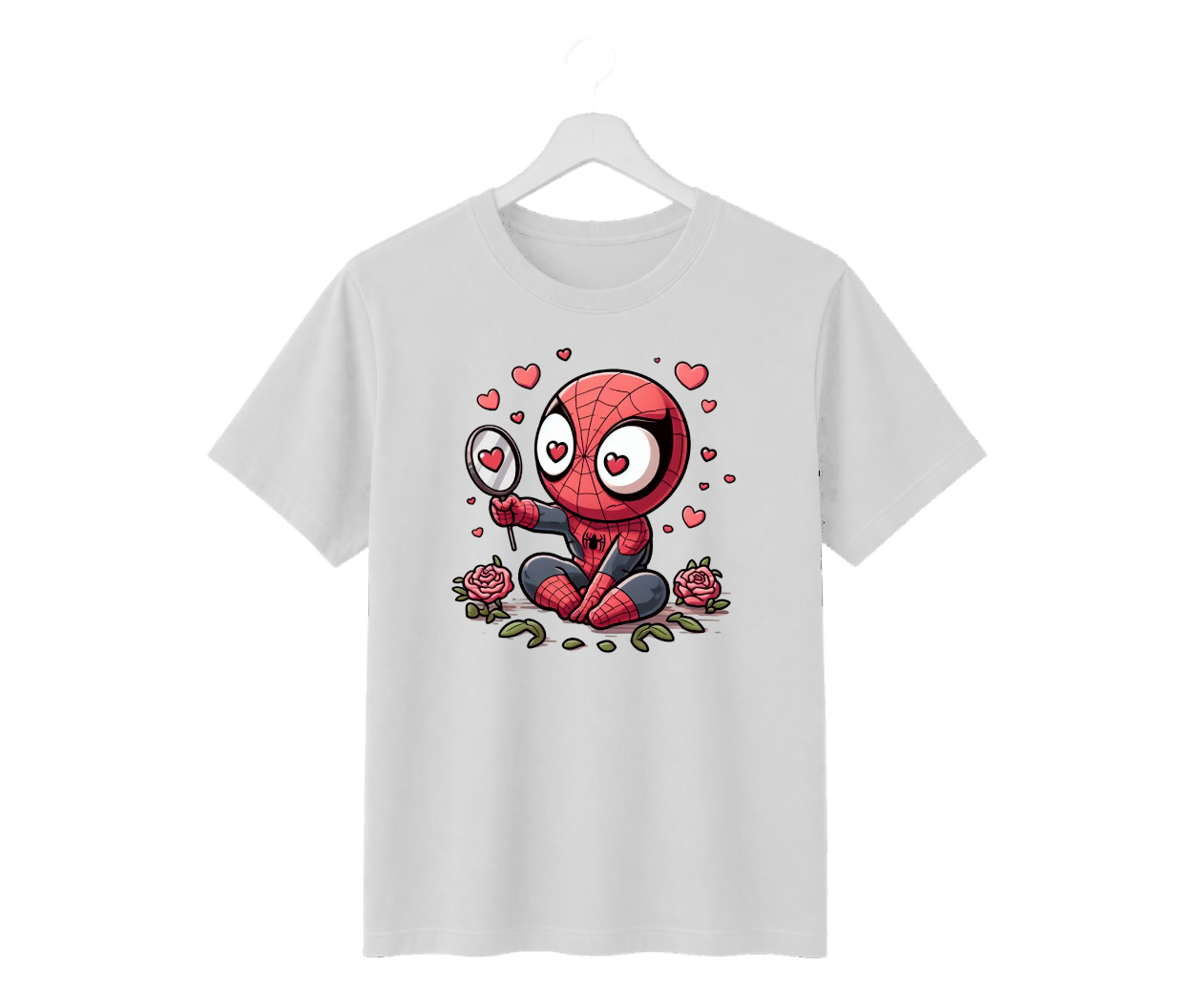 cute spider love graphic printed regular fit t shirt | 180 gsm cotton cute spider love graphic printed regular fit t shirt | 180 gsm cotton