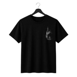 Collections just dua it back print oversized style regular fit t shirt | 180 gsm cotton