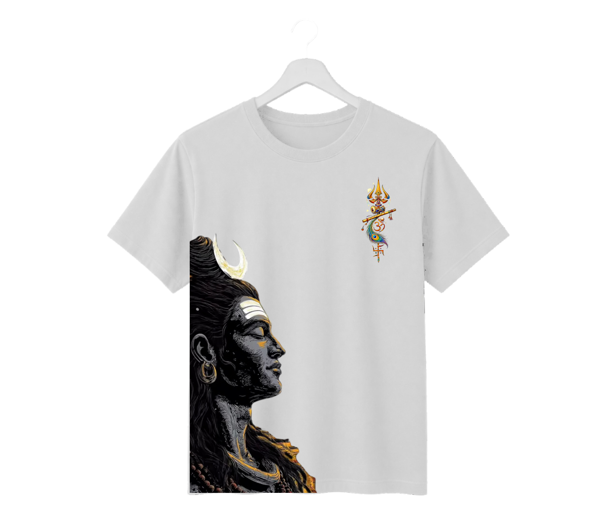 mahadev shiva graphic printed regular fit t shirt | 180 gsm cotton mahadev shiva graphic printed regular fit t shirt | 180 gsm cotton