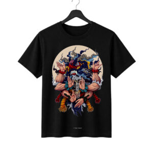 New Arrivals mythical multi hand guardian graphic printed regular fit t shirt | premium cotton artistic streetwear tee