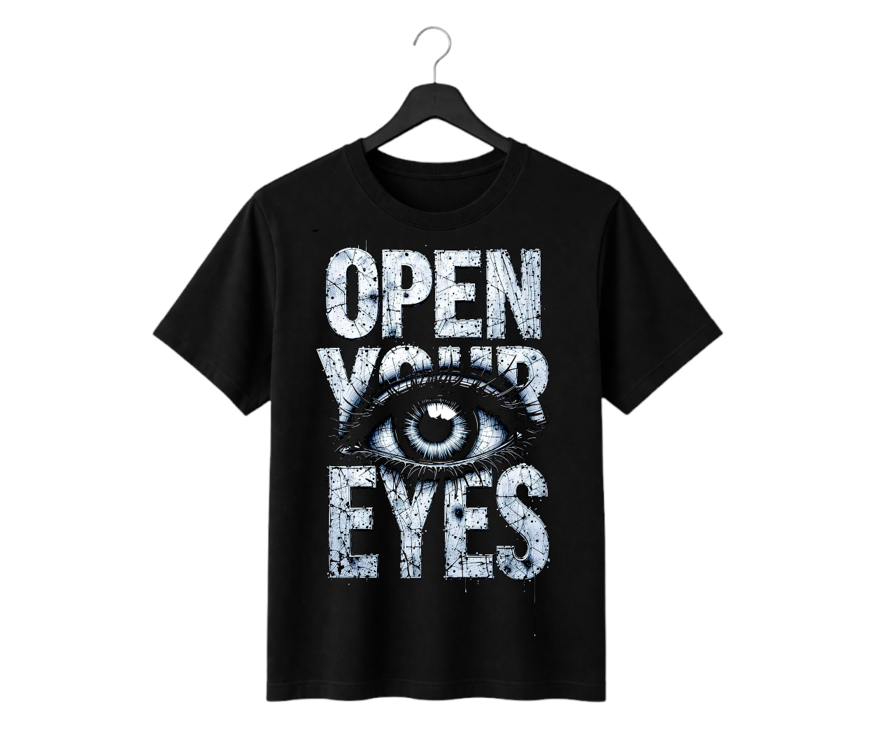 open your eyes graphic printed regular fit t shirt | motivational typography design | 100% cotton | 180 gsm bio wash open your eyes graphic printed regular fit t shirt | motivational typography design | 100% cotton | 180 gsm bio wash