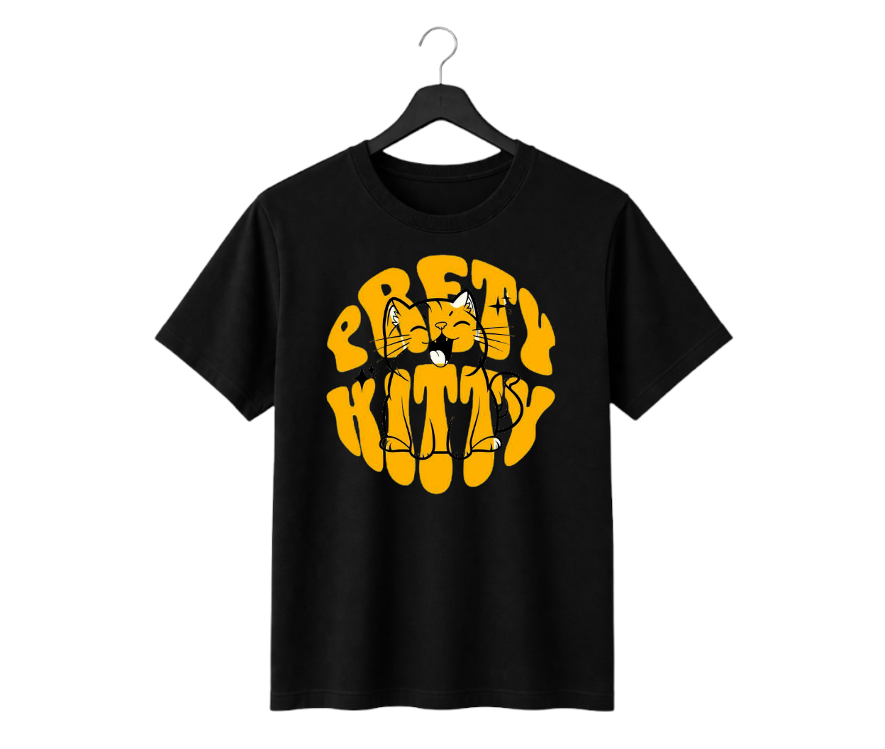 pretty kitty graphic regular fit t shirt pretty kitty graphic regular fit t shirt