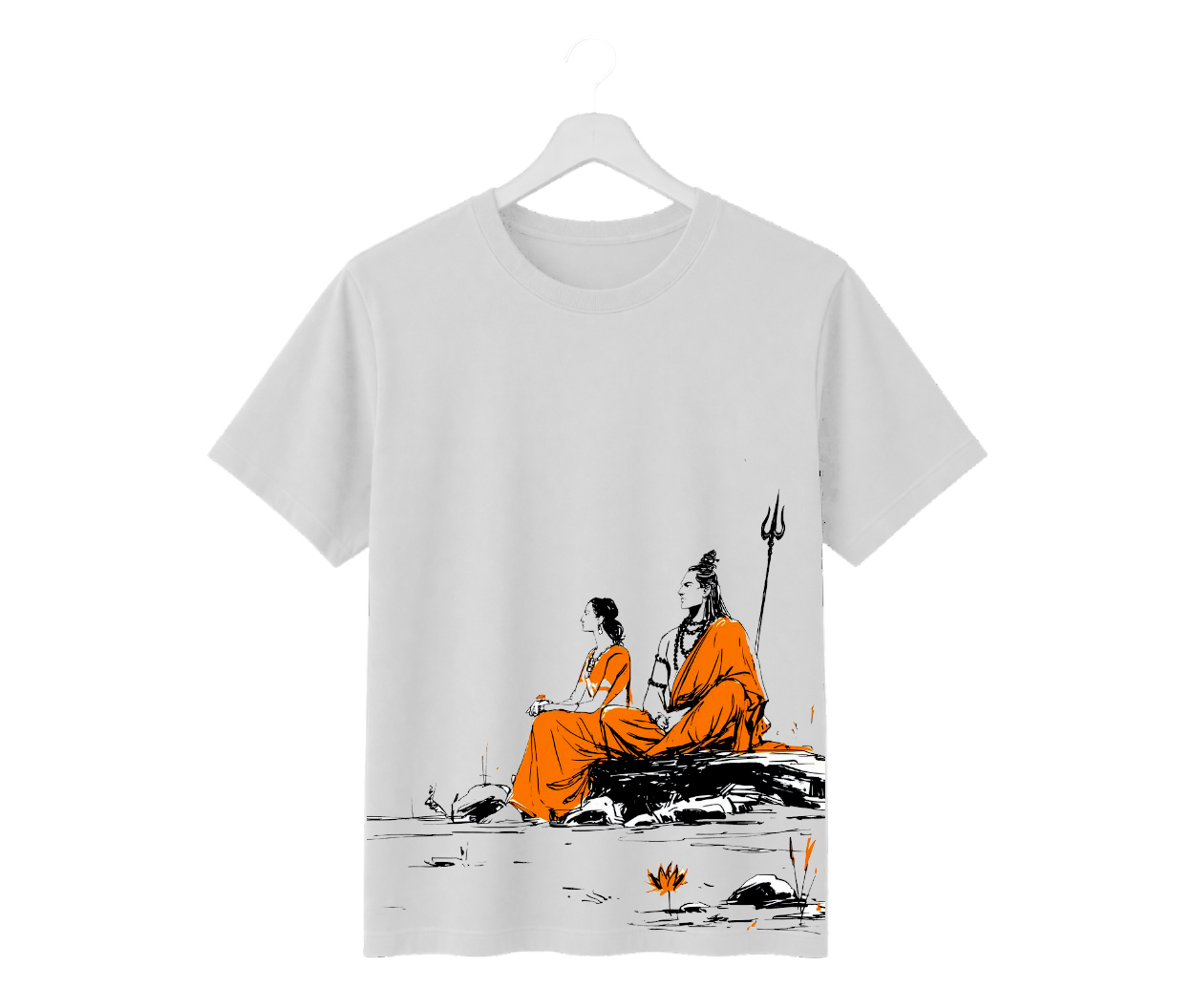 shiv parvati divine art regular fit t shirt shiv parvati divine art regular fit t shirt