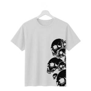 New Arrivals skull edge graphic regular fit t shirt (front & back print)