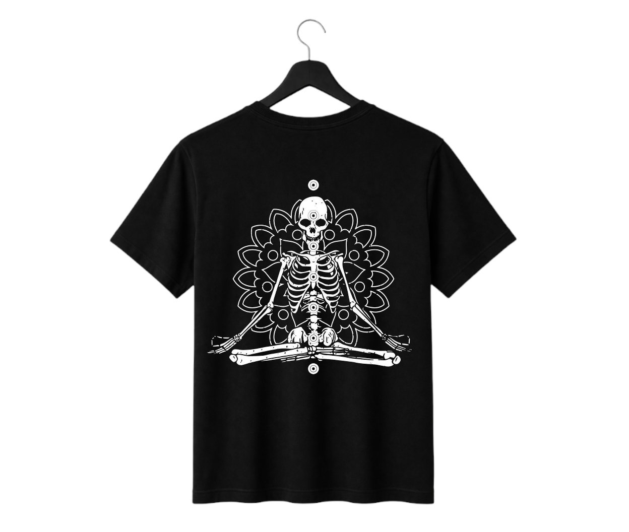 zen skull meditation graphic regular fit black t shirt zen skull meditation graphic regular fit black t shirt